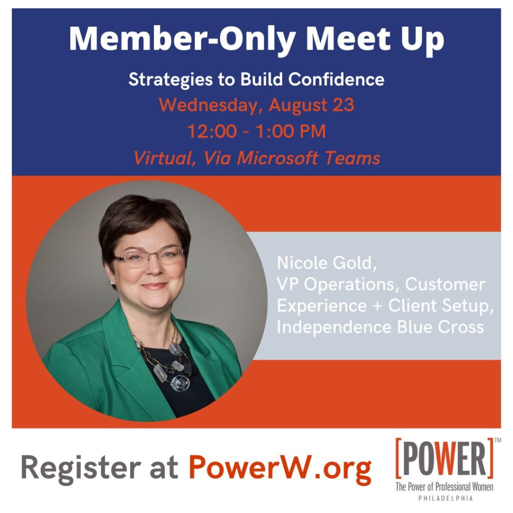 Board Hosted Member Only Meet Up – Strategies to Build Confidence